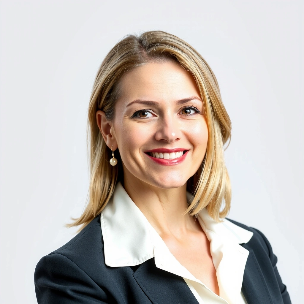 Portrait of a smiling, professional CEO.